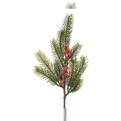 Christmas Decorations Künstliche Tannenzweige 36cm Dekozweige Kunstzweige PE Spritzguss wie echt grün
