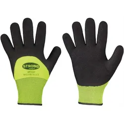 STRONGHAND Kälteschutzhandschuhe Mallory / Black schwarz / gelb EN 388 EN 511 PSA II Gr. 8 - 0249-08H