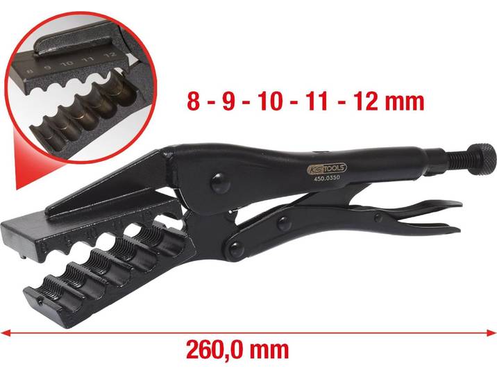 KS TOOLS Pince de serrage spéciale Ø 8 -12 mm - 450.0350