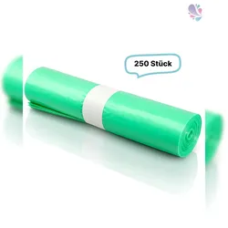 Blanc HYGIENIC Qualitäts-Müllsack 70 Liter, grün, 33my, LDPE, 250 Beutel je SET