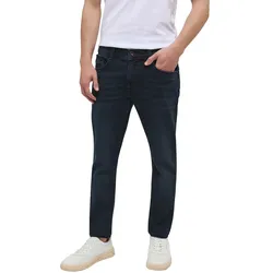 Mustang Oregon Slim fit Jeans in dunkelblau mit Used-Effekten-W33 / L34