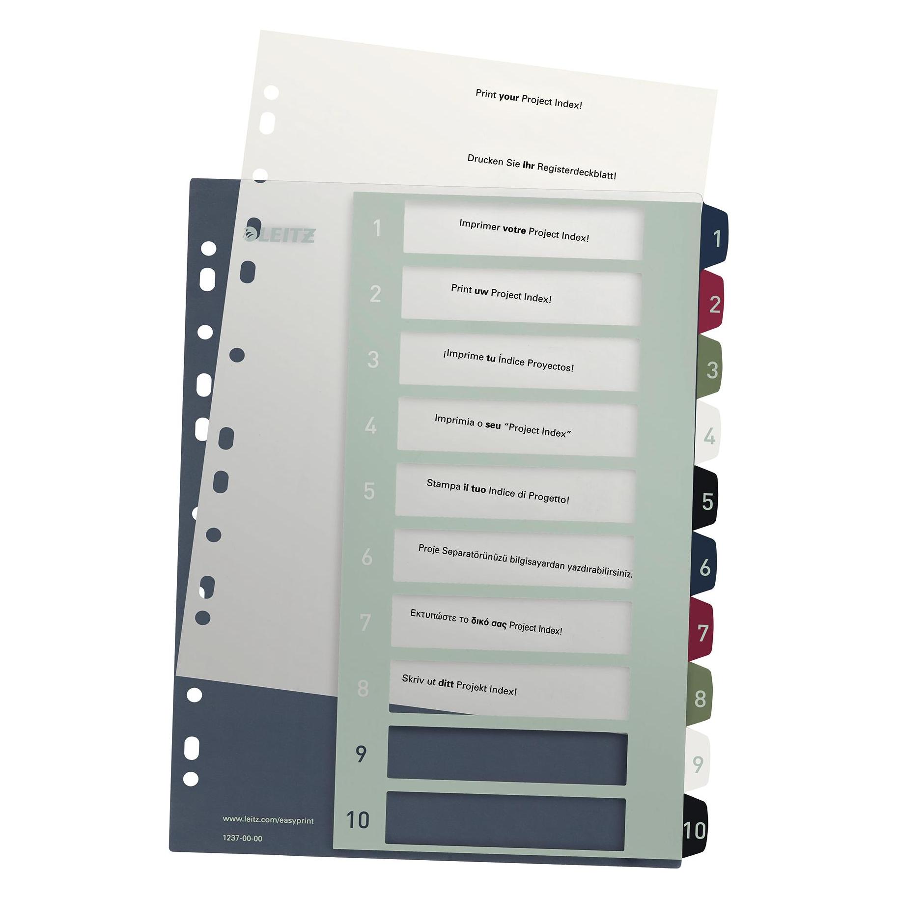 Leitz STYLE - PC-beschriftbares Register (12370000)