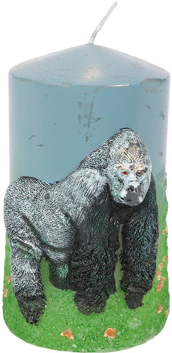 PIA Soft Toys Gorilla kaars, 11 cm