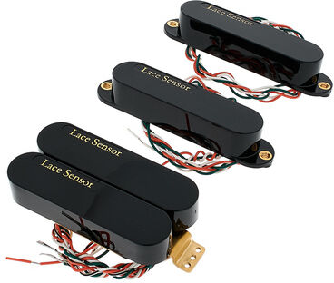 Lace Pickups Deluxe Plus Set BK Schwarz