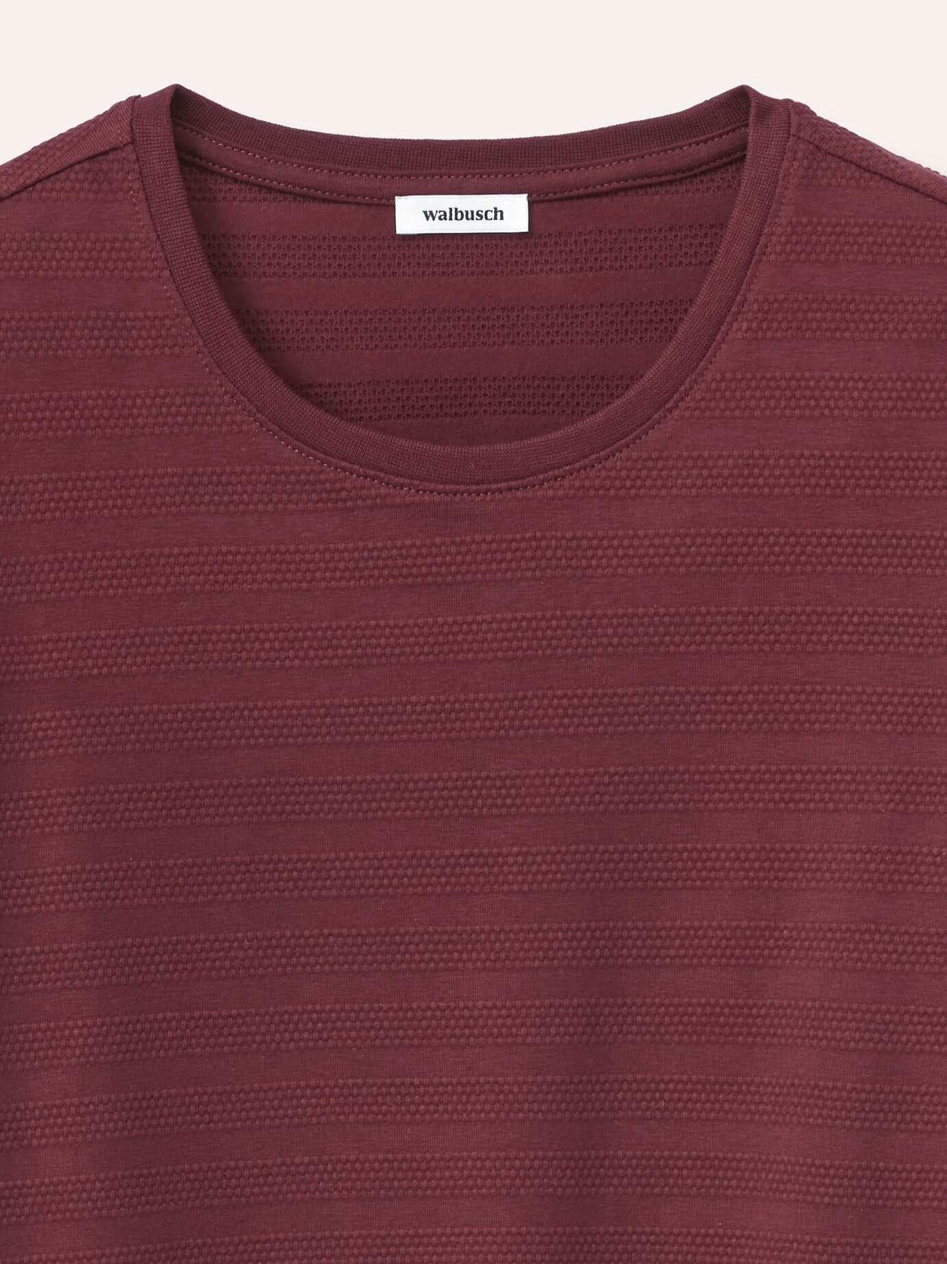 Walbusch Baumwollshirt Reliefstruktur, noch offen: Größenlauf, Farbe Rot, 36, gut kombinierbar angenehme Baumwollmischung Damen