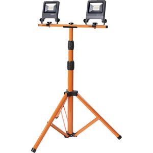 OSRAM Baustrahler Tripod LED, Netzbetrieb mit 2 m Kabel, IP65 Strahlwasserschutz, mit Stativ, 40 Watt, 3.400 Lumen