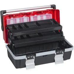 Werkzeugkoffer mit ausschiebbaren Regalen McPlus Alu C 18