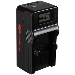 Berenstargh Synchron USB Ladegerät f. Olympus Li-10B Camedia C50 Zoom C5000 Zoom C60 Zoom C760 Ultra (Kamera Akku Ladegerät), Kamera Stromversorgung, Schwarz