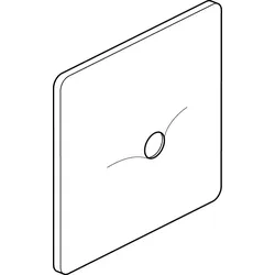 Ideal Standard Rosette, für Urinal, Edelstahl A960343XJ