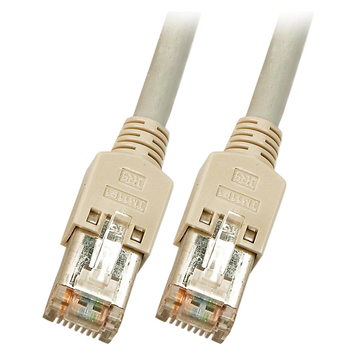 EFB Elektronik RJ45 Patchkabel F/UTP, Cat.5e, TM11, UC300, 0,25m, grau Das in Europa gefertigte Cat.5e RJ45 Patchka (F/UTP, CAT5e, 0.25 m) (K8452.0)