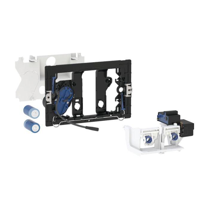 Geberit WC-Steuerung 115898006 Batteriebetrieb, 2-Mengen-Spülung, für Funktaster