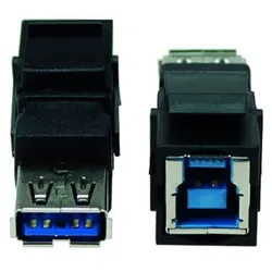 Bachmann 917.401 USB B/A 3.0 Keystone Modul schwarz 917401