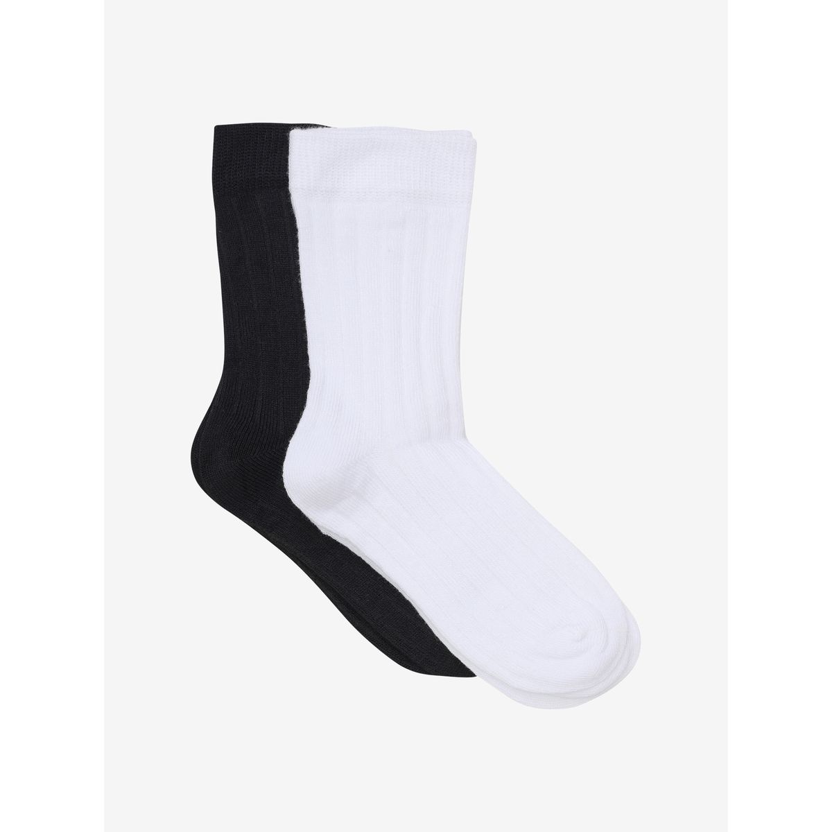 Minymo Ankle Sock - rib (2-pack) black (106) 23\26 5874-106-23\26