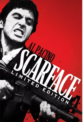 Inspire Picks Scarface Al Pacino Canvas Poster Gangster Movie Wall Art Print 5 20x30cm No Frame