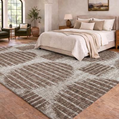 Addison Rugs Premium Washable Super Soft Geo Tubi Dream Shag Rug
