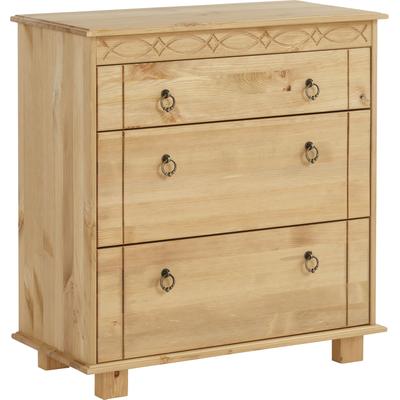 Kommode OTTO HOME "Indra Sideboard", beige (natur), B:74cm H:75cm T:35cm, Massivholz, Sideboards, Kommode, 75 cm breit, aus massiver Kiefer, FSC-zertifiziert