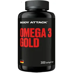 Body Attack - Omega 3 Gold - 300 Softgel Caps