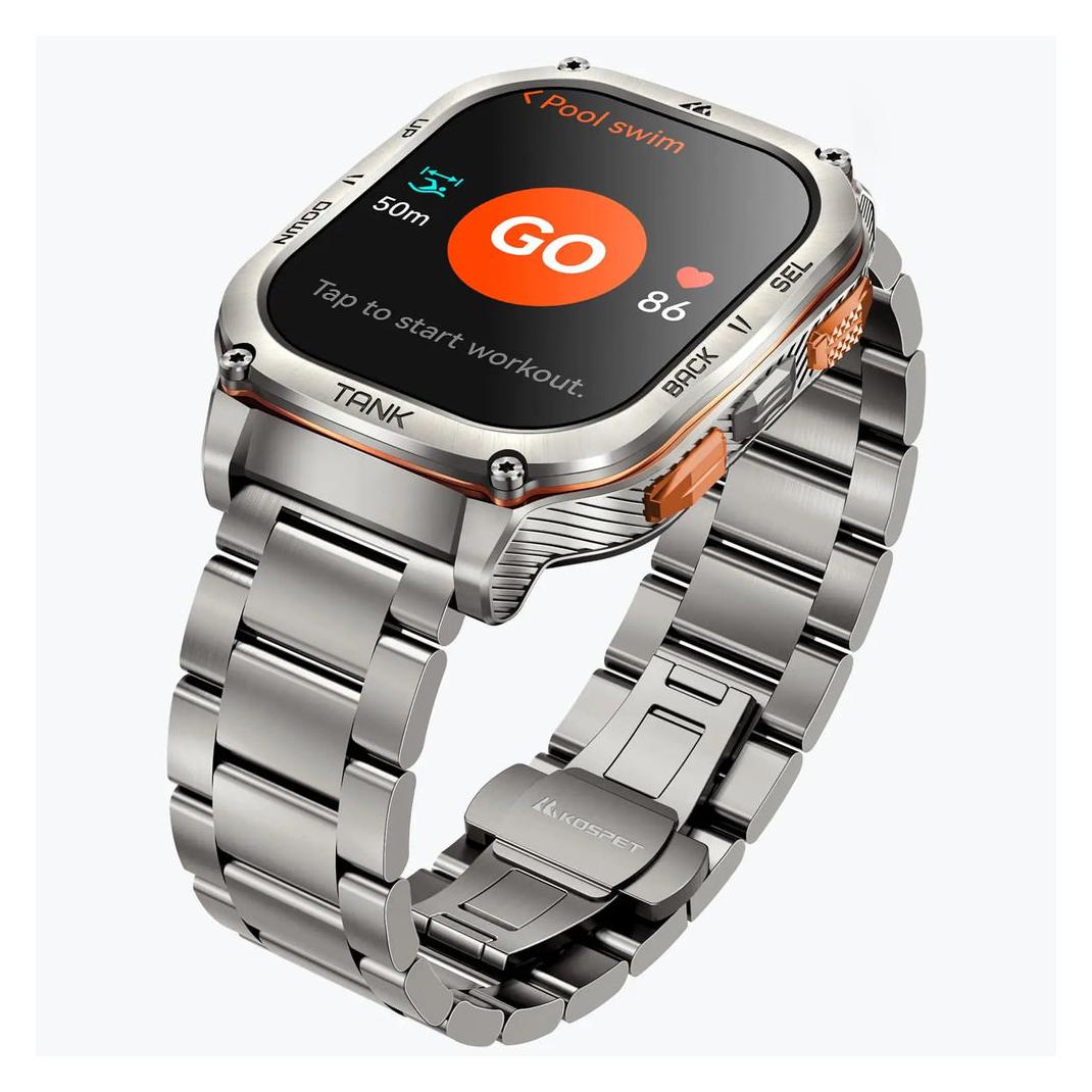 Kospet Tank M3 Ultra (43 mm, ohne SIM) (KOSPET_TANKM3ULTRA-SILVERSPECIALEDITION)