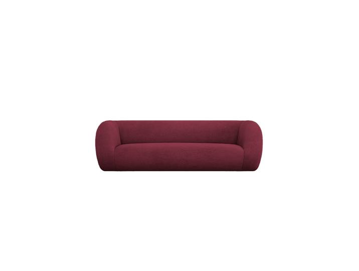 3-Sitzer Design Sofa „Essen“ Bouclé Bordeaux chosen by Bloomingloft