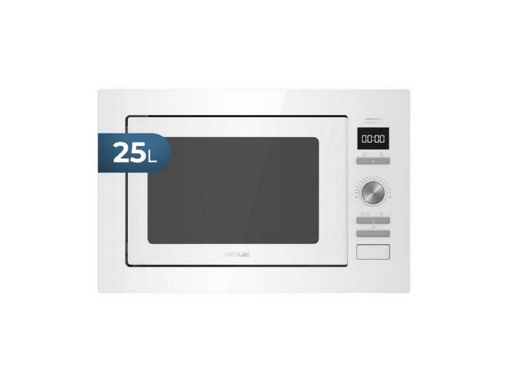 Cecotec Mikrowelle Grandheat 2590 Built-In White, 1, 25 l, Grandheat 2590 Built-In White