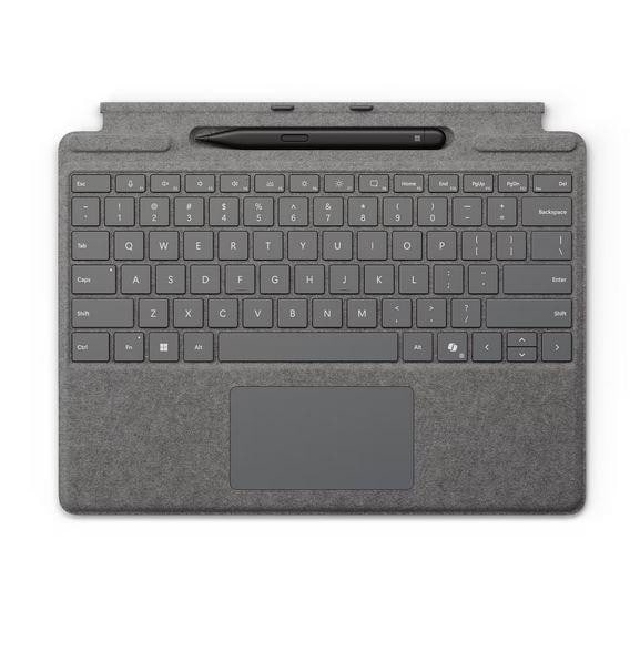 Microsoft Surface Pro Keyboard mit Slim Pen platin