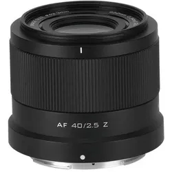 Viltrox 40mm F2.5 AF Nikon Z (Nikon Z, Vollformat), Objektiv, Schwarz