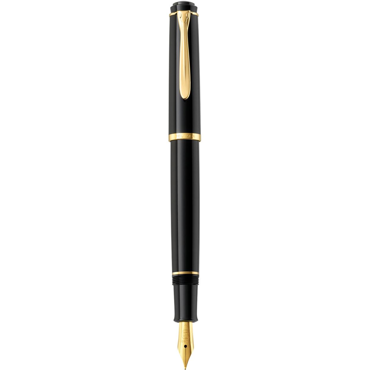 Pelikan Classic P200 Patronenfüller schwarz/gold F (fein)