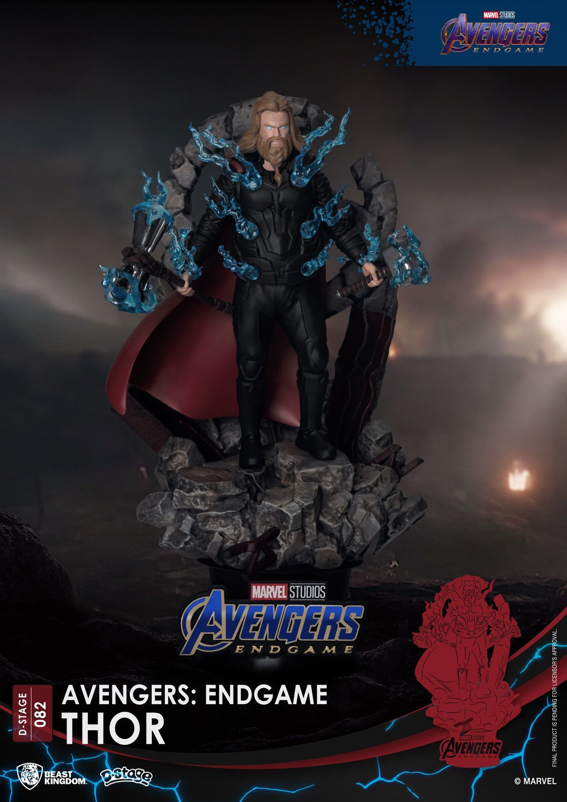 Beast Kingdom Toys Avengers Endgame D-Stage Thor PVC-diorama, 16 cm, BKDDS-082