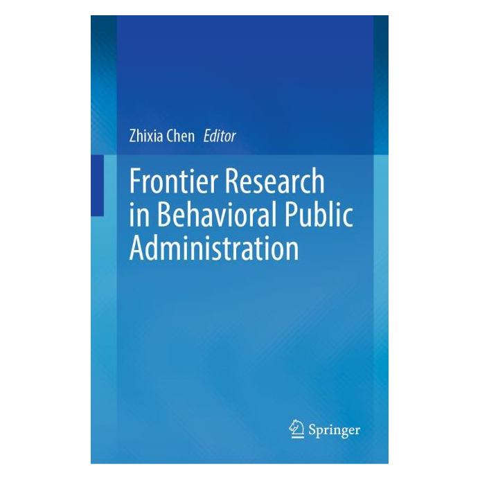 Springer Frontier Research in Behavioral Public Administration (Englisch, Hardcover) (61518607)