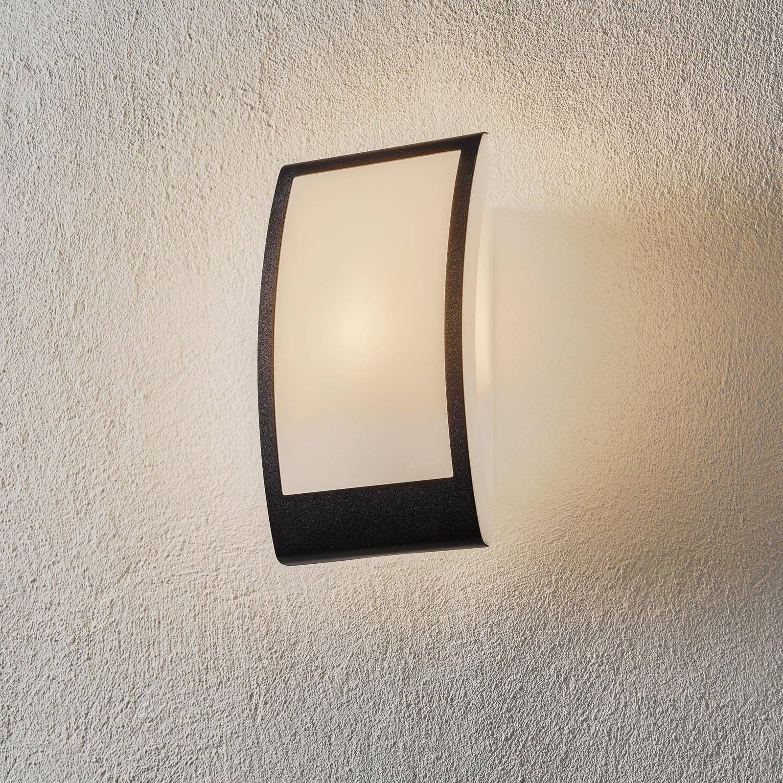 Steinel L 22 moderne wandlamp buiten zwart, dimbaar, IP44, E27