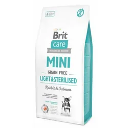 BRIT CARE Mini Grain-Free Light&Sterilised 2kg