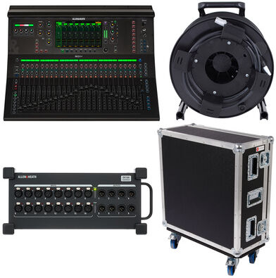 Allen & Heath SQ6+ Stagebox Bundle Noir