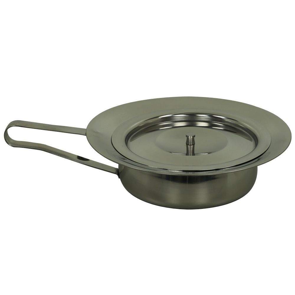 Stechbecken Edelstahl m.Deckel u.Griff 1 St Sonstige