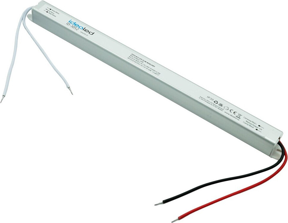 Idealed ID-3052 Voeding voor LED-verlichting in slanke meubels, 12V DC, 36W