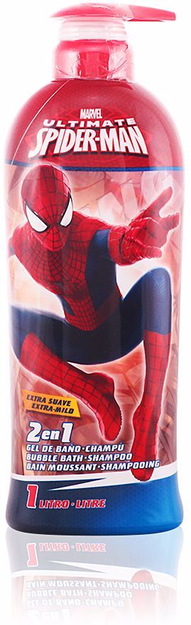 Marvel Spiderman 2en1 gel baño & champú 1000 ml