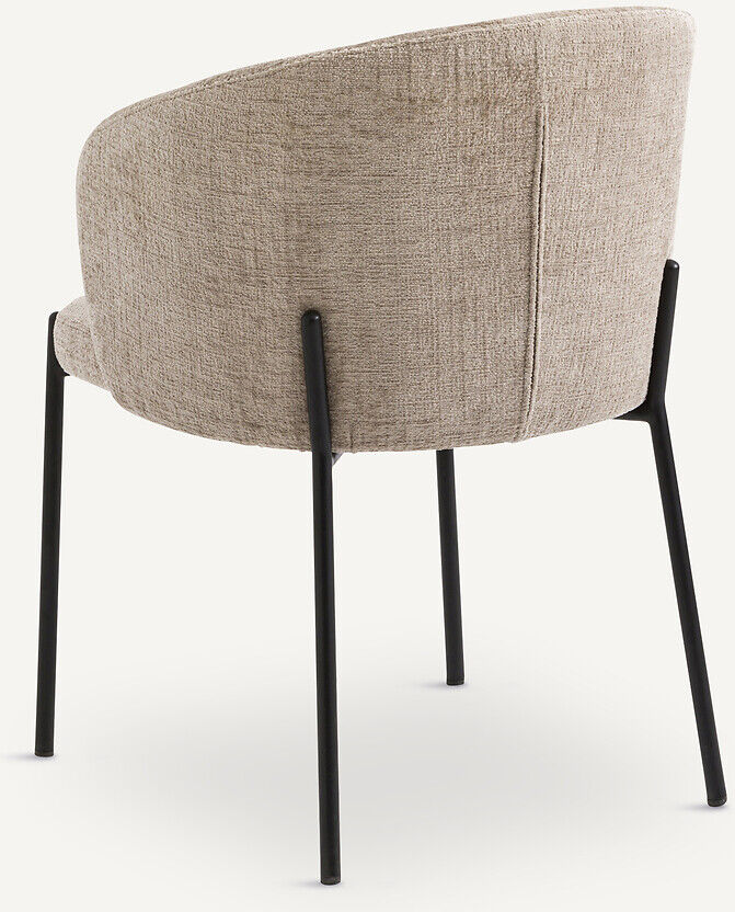 AM.PM Fauteuil de table velours chenille, Kinna