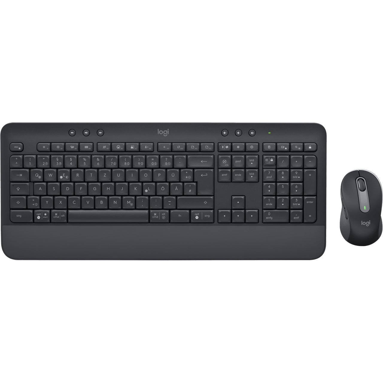 Logitech Signature MK650 Combo for Business Deutsch USB und Bluetooth Graphite
