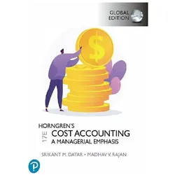 Horngren's Cost Accounting, Global Edition, Fachbücher von Madhav V. Rajan, Srikant M. Datar