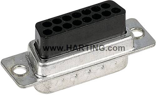 Harting 09670094701 D-SUB Buchsenleiste 180° Polzahl: 9 Crimpen
