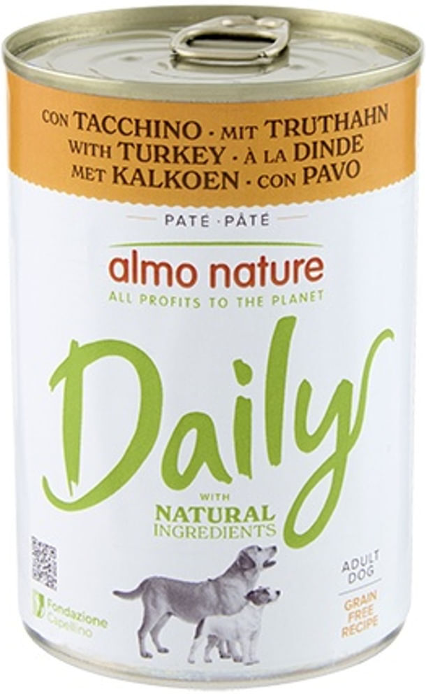 Almo Nature Daily Dog Lattina 400G TACCHINO