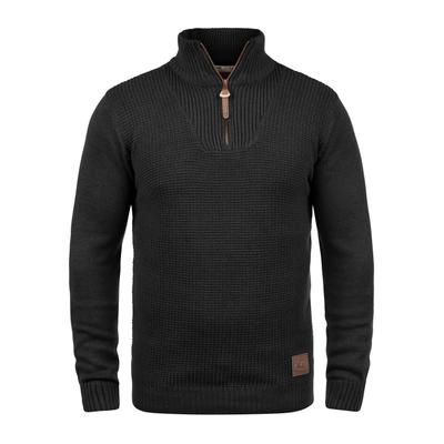 Troyer SOLID "Troyer SDTommy", Herren, Gr. L, schwarz, Obermaterial: 50% Baumwolle CO. 50% Polyacryl PAN., Pullover Troyer