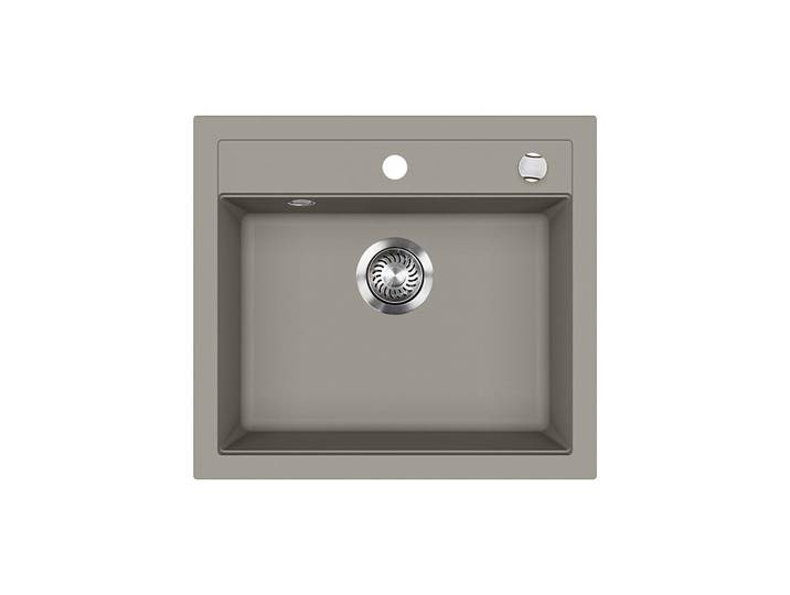 Bergstroem Spülbecken Paris Beton 57 x 51 cm, Grau, Stein, Rechteckig, 57x20x51 cm, Küchen, Küchenausstattung, Küchenspülen