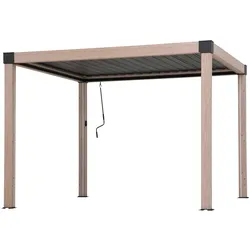 Sunjoy Multi Pergola MATTERHORN - 306cm x 306cm, eiche