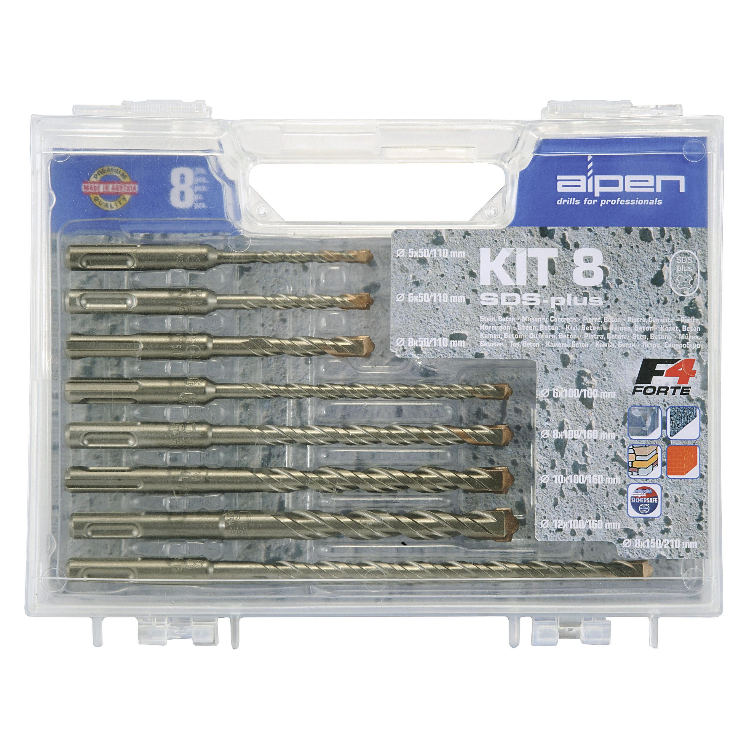 Alpen Hammerbohrer Set (80704100100)