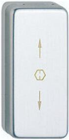 HOPPE FT Rosace de recouvrement carrée, RH12, U34SV, cache coulissant anodisé naturel (686551)