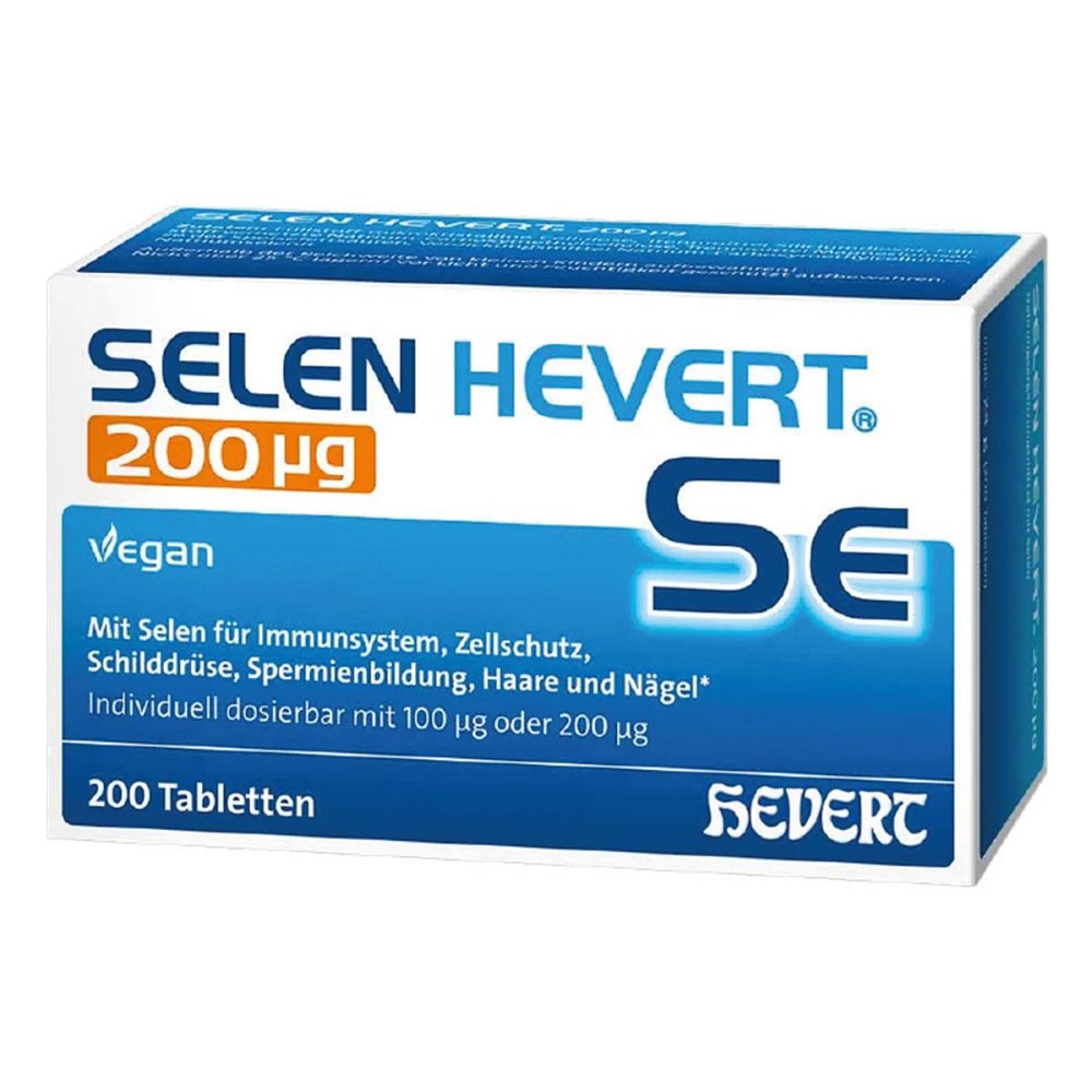 Hevert-Arzneimittel GmbH & Co. KG Selen Hevert 200 mg Tabletten 19733308