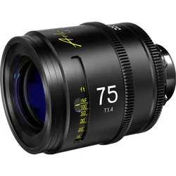 Dzofilm Arles 75mm T1.4 FF/VV Prime Cine (Arri PL, Vollformat), Objektiv, Schwarz