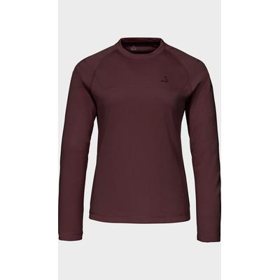 Funktionsshirt SCHÖFFEL "CIRC Longsleeve Style Smue WMS", Damen, Gr. 38, 3765, lila, Oberstoff: 100% Polyester, Rundhals, Shirts Funktionsshirt