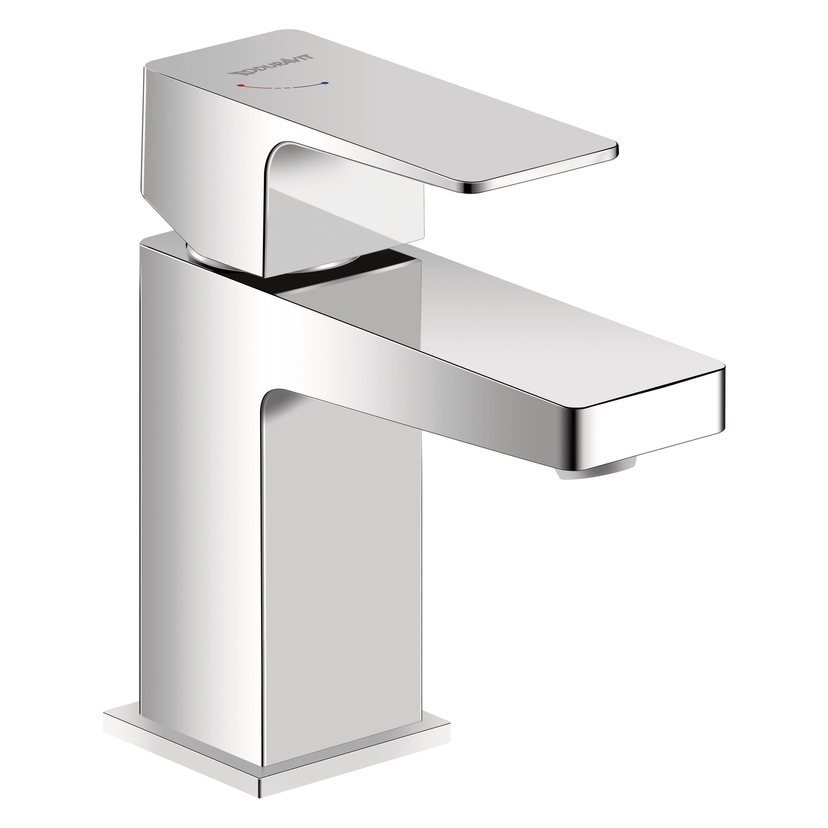 Duravit Manhattan Einhebel-Waschtischmischer, ohne Ablaufgarnitur, mit FreshStart, Chrom, MH10110020 (MH1011002010)