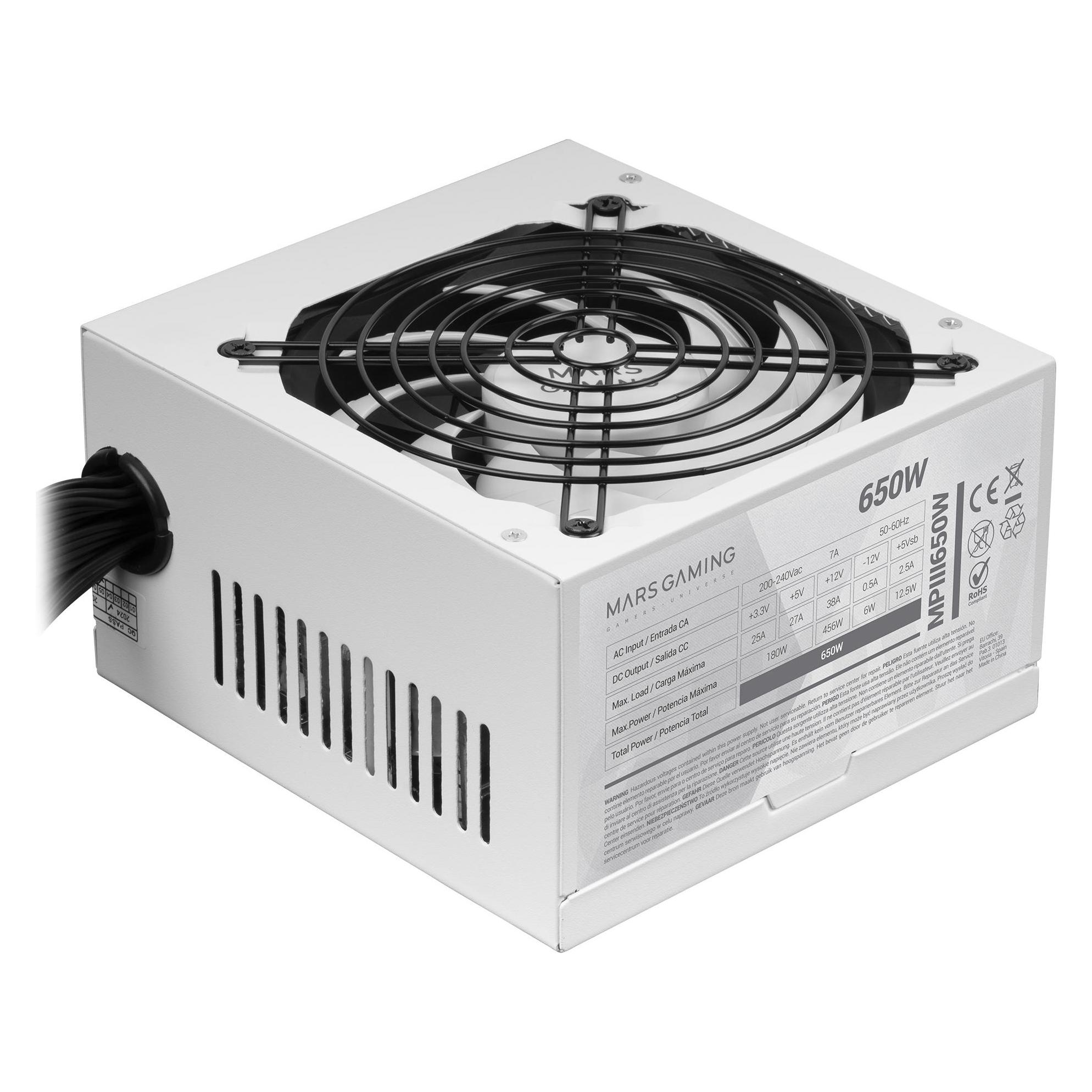 Mars Gaming MPIII650 (650 W) (MPIII650W)